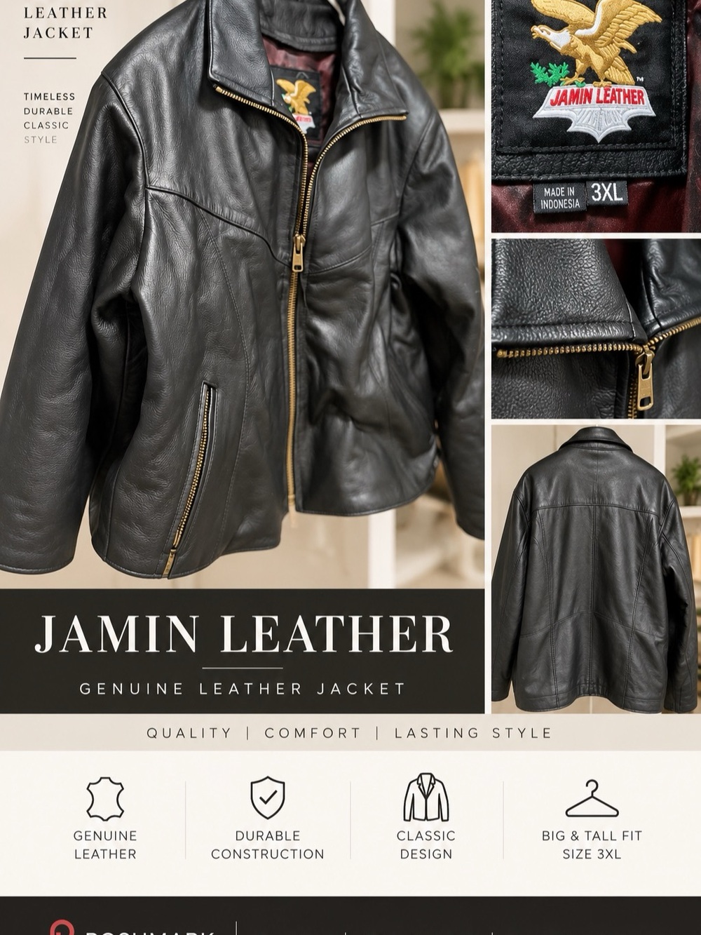 Vintage Heavy Leather